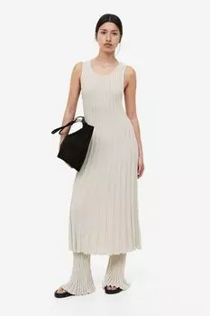 Эластичное трикотажное платье H&M