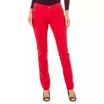 Эластичные эластичные брюки с узким краем lwt006 женщина La Martina, красный