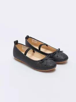 Эластичные балетки для девочек с бантом LCW STEPS