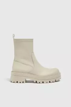 Эластичные ботильоны на плоской подошве PULL&amp;BEAR