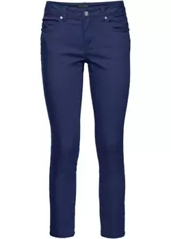 Эластичные брюки 7/8 Bodyflirt, синий