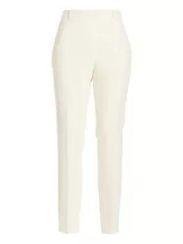 Эластичные брюки Alberto Biani, белый