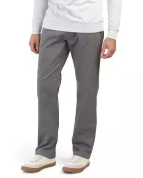 Эластичные брюки-чинос свободного кроя с 5 карманами Untuckit, темно-серый