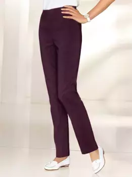 Эластичные брюки Classic Basics, бордовый