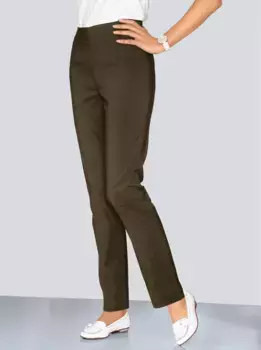 Эластичные брюки Classic Basics, хаки