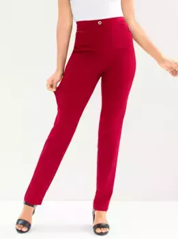 Эластичные брюки Classic Basics, красный
