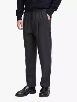 Эластичные брюки haakan свободного покроя Casual Friday, темно-серый