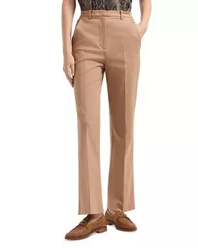 Эластичные брюки-клеш Emporio Armani, коричневый/бежевый