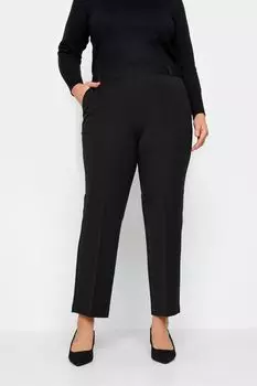 Эластичные брюки прямого кроя Evans, черный