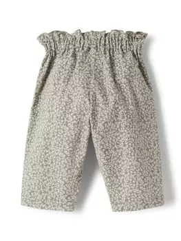 Эластичные брюки с цветочным принтом TEDDY & MINOU, зеленый