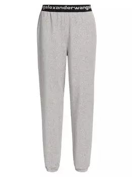 Эластичные брюки с логотипом alexanderwang.t