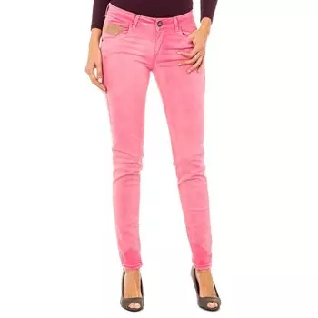 Эластичные брюки с узким краем hwt010 женщина La Martina, розовый