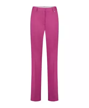 Эластичные брюки с завышенной талией и карманами Fabienne Chapot, розовый