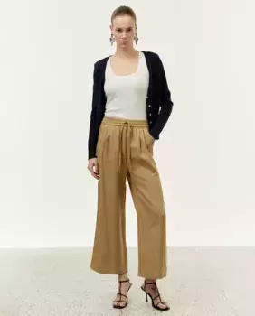 Эластичные брюки Sfera, цвет Camel