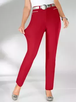 Эластичные брюки Stehmann, красный