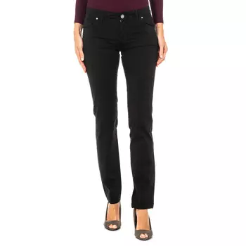 Эластичные брюки-стрейч с узким краем lwt006 La Martina, черный