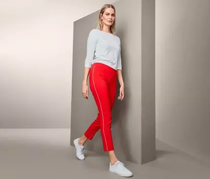 Эластичные брюки Tchibo, красный