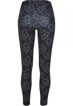 Эластичные брюки TECH AOP Urban Classics, цвет Blackflower