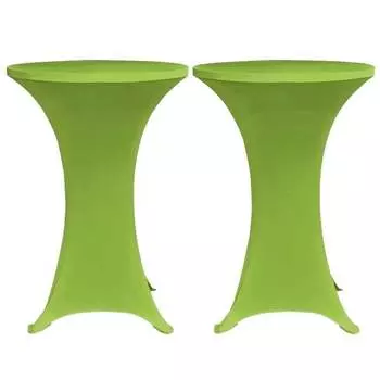 Эластичные чехлы для стола (комплект из 2 шт.) 299448 1 Vidaxl, зеленый