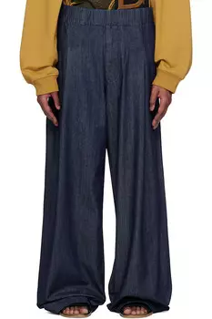 Эластичные джинсы Dries Van Noten, индиго