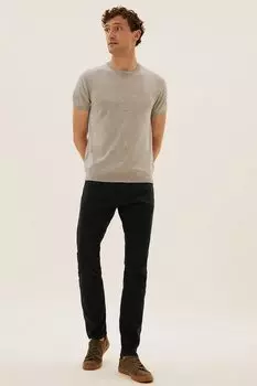 Эластичные джинсы на 360 градусов Marks & Spencer, черный