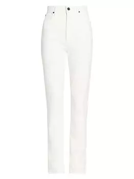 Эластичные джинсы-скинни Beatnik с высокой посадкой SLVRLAKE, белый