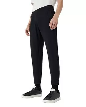 Эластичные джоггеры Essential Jersey Emporio Armani, черный