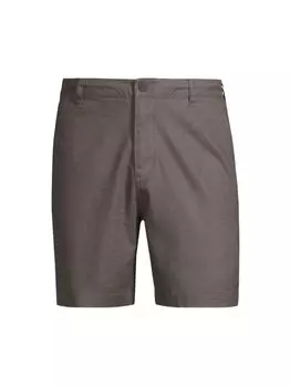 Эластичные льняные дорожные шорты Onia, угольный