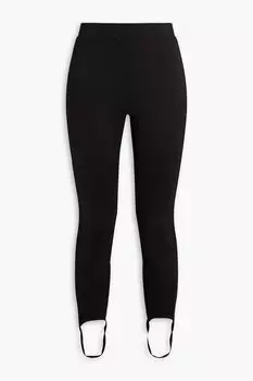 Эластичные леггинсы Emerson со штрипками L'AGENCE, черный