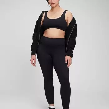 Эластичные леггинсы с карманами Gap, черный