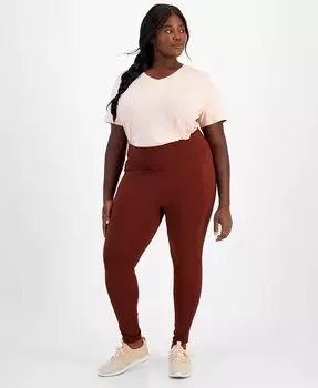 Эластичные леггинсы во всю длину больших размеров ID Ideology, красный