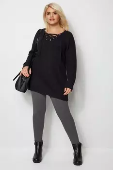 Эластичные леггинсы Yours, серый