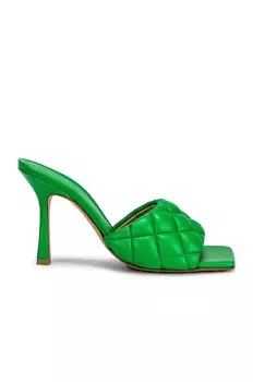 Эластичные мюли с мягкой подкладкой Bottega Veneta, цвет Parakeet
