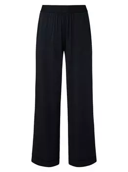 Эластичные широкие брюки без застежек WeWoreWhat, черный