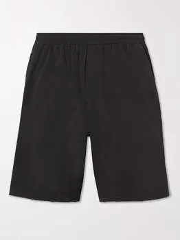Эластичные шорты Bowline 8 дюймов из переработанного рипстопа прямого кроя LULULEMON, черный