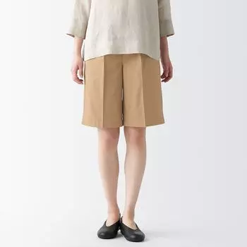 Эластичные шорты чинос MUJI, бежевый