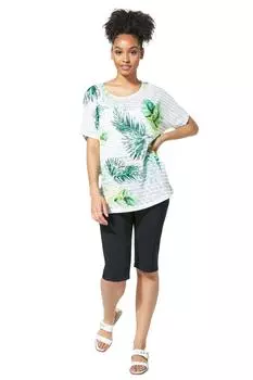 Эластичные шорты длиной до колена Roman, черный