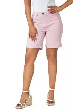 Эластичные шорты для миниатюрных размеров с загнутым краем Roman, розовый