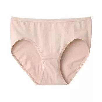 Эластичные шорты миди MUJI, абрикос