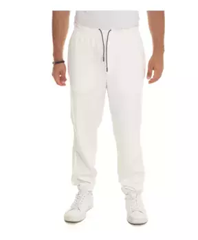 Эластичные спортивные брюки с кулиской Emporio Armani, бежевый