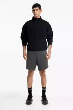 Эластичные спортивные шорты drymove с карманами H&M, серый