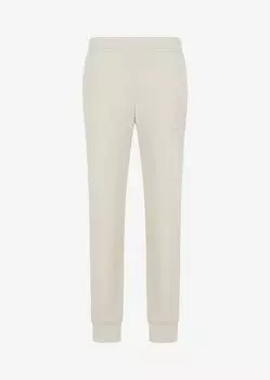 Эластичные спортивные штаны с интерлоком Armani Exchange, бежевый