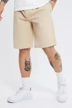 Эластичные стрейч-шорты Boohoo, серый