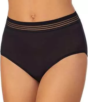 Эластичные трусики Le Mystere Second Skin Stripe, черный