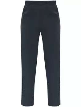 Эластичные зауженные брюки Emporio Armani, синий