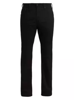 Эластичные зауженные джинсы Tellis AG Jeans, черный