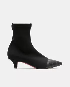 Эластичные женские ботильоны на тонком каблуке Cupl, черный