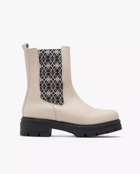 Эластичные женские ботильоны с контрастными деталями Cupl