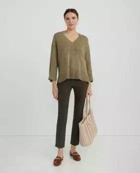 Эластичные женские брюки с принтом Woman El Corte Ingls, мультиколор