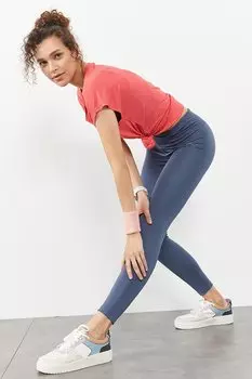 Эластичные женские колготки скинни с завышенной талией Petrol TOMMYLIFE